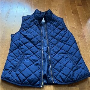 Old Navy Dark Blue Quilted Vest